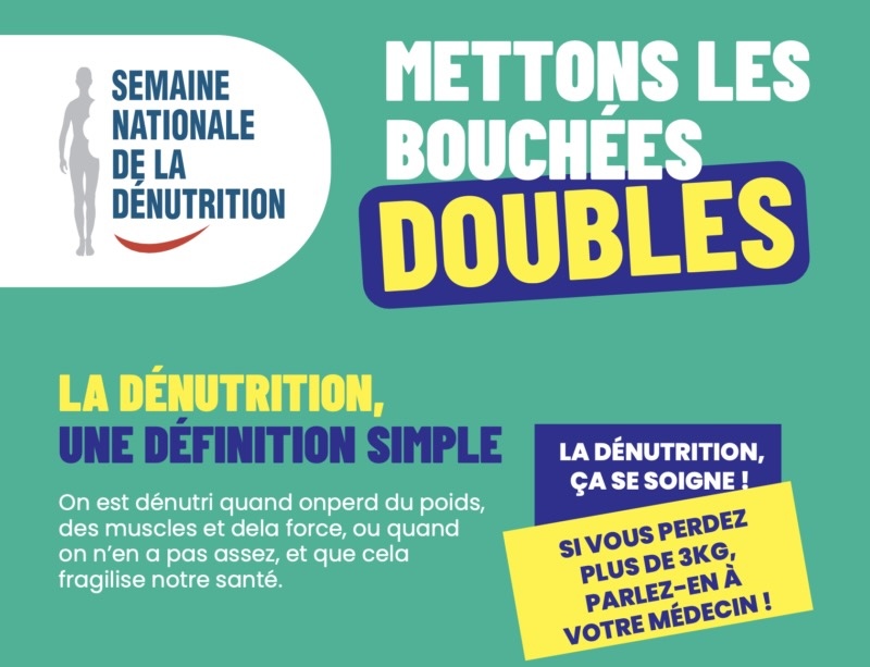 Affiche semaine de la dénutrition
